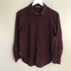 Athleta Flannel Button Down